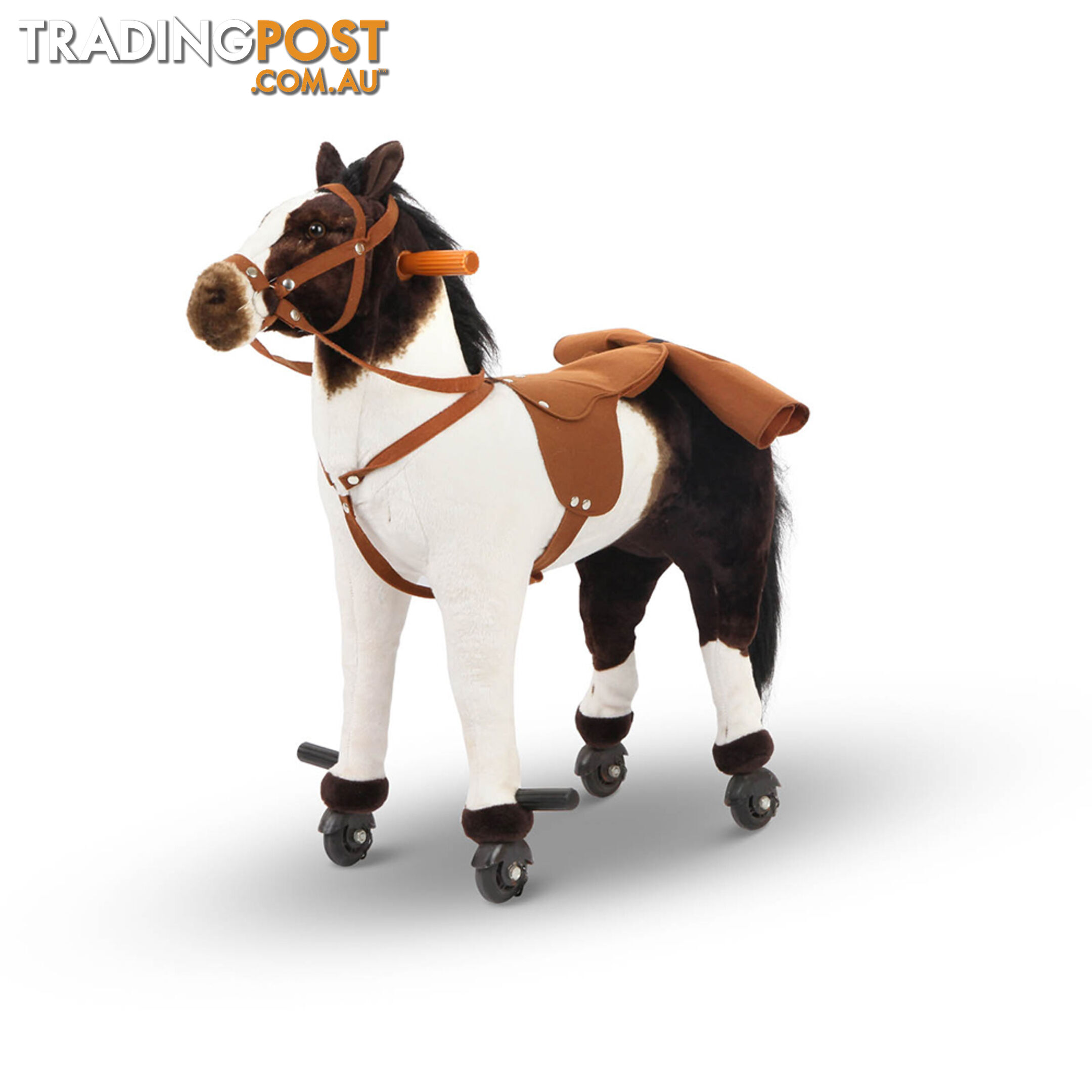 Ride on Pedal Toy Pony - White