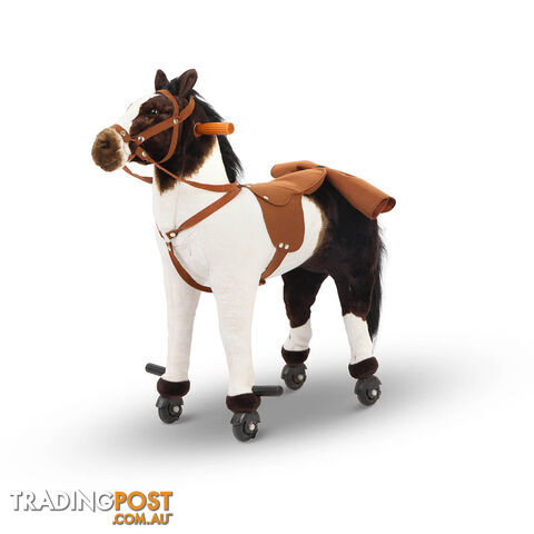 Ride on Pedal Toy Pony - White
