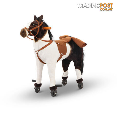 Ride on Pedal Toy Pony - White