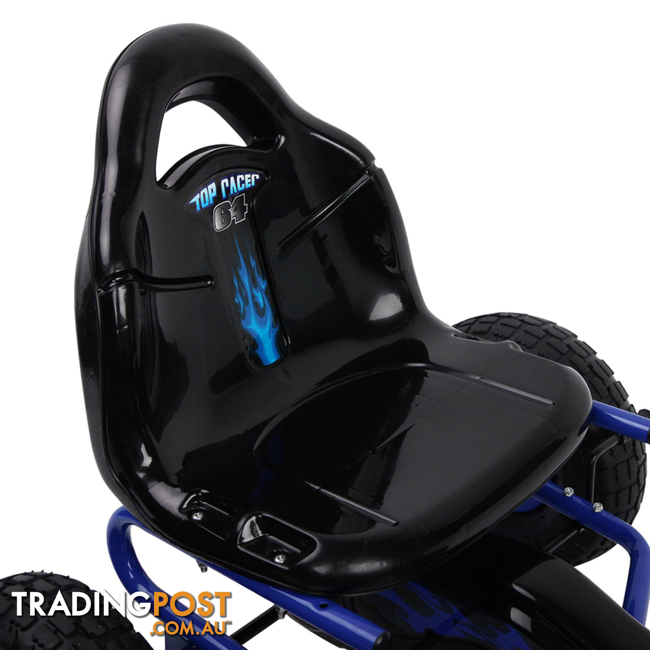 Kids Pedal Go Kart - Blue