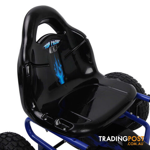 Kids Pedal Go Kart - Blue