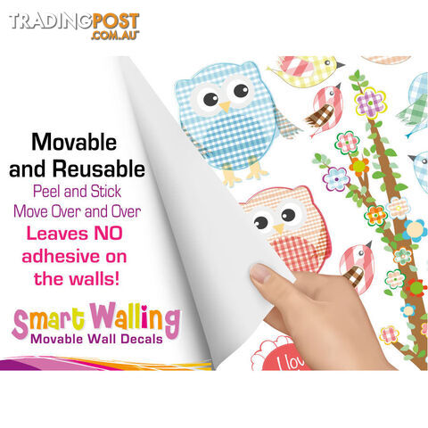 Love Owl-ways Tree Wall Stickers - Totally Movable