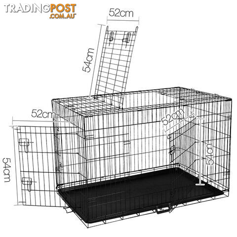 Metal Collapsible Dog Cage 42IN