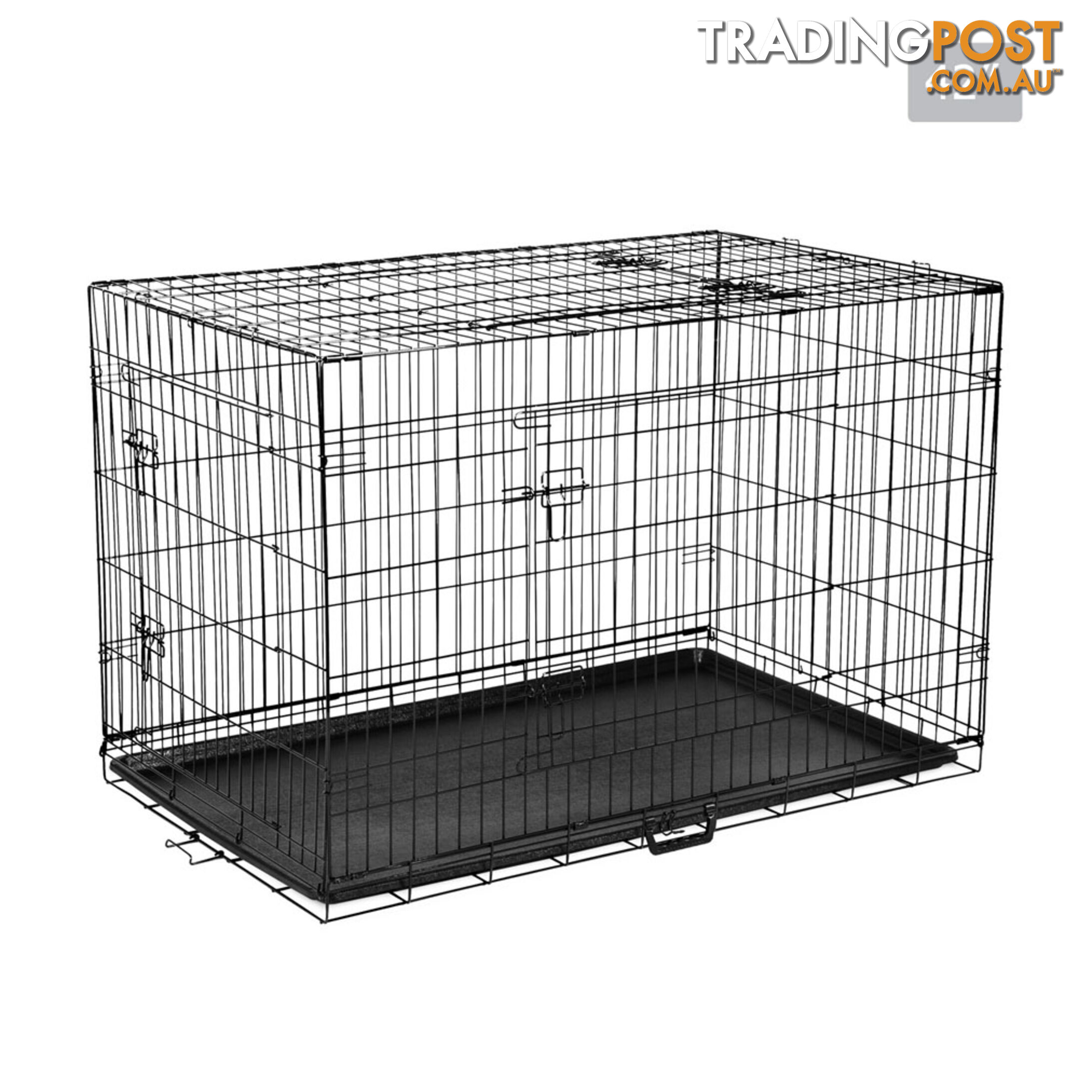 Metal Collapsible Dog Cage 42IN