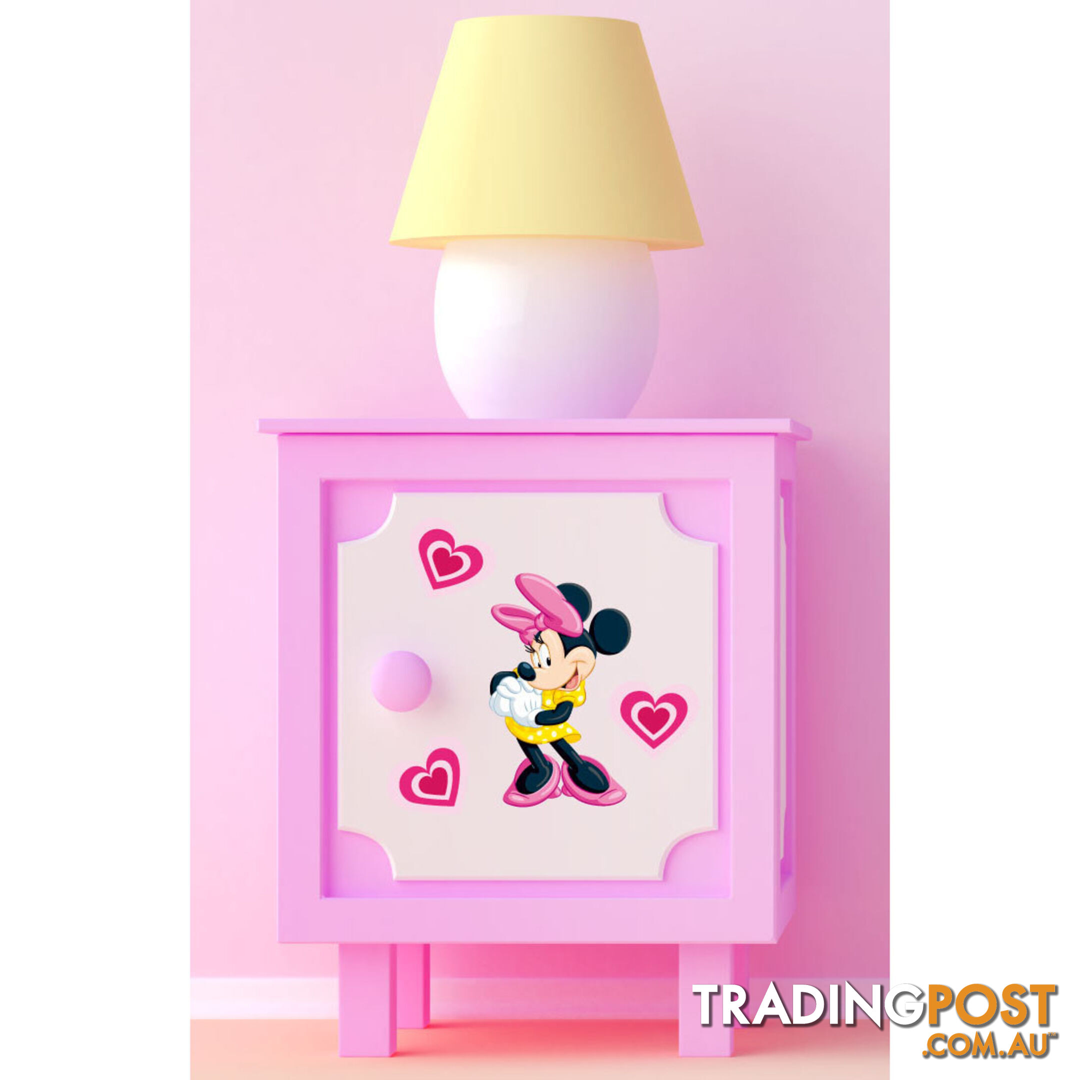 10 X Minnie Mouse Wall Stickers - Totally Movable over and over