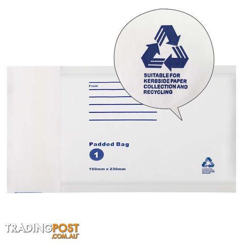 Bubble Padded Mail Envelopes 500pcs 160mm x 230mm