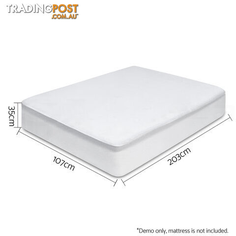 Waterproof Bamboo Mattress Protector - King Single