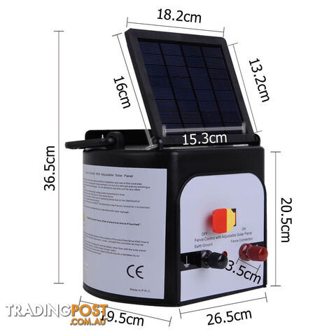 15km Solar Power Electric Fence Energiser Charger - photo 2 of 8