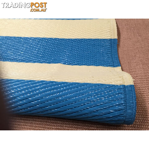 STRIPES Rug Blue & Cream 150x240cm - photo 2 of 2