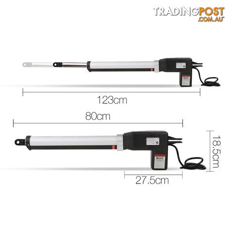 Automatic 2 Arm Swing Gate Opener with 2 Remote Controls