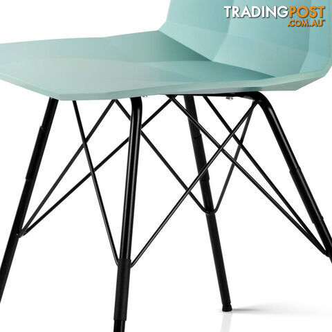 Set of 2 Eames Replica Contour Dining Chair