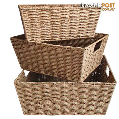 3 Peice Storage Basket Set