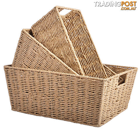 3 Peice Storage Basket Set