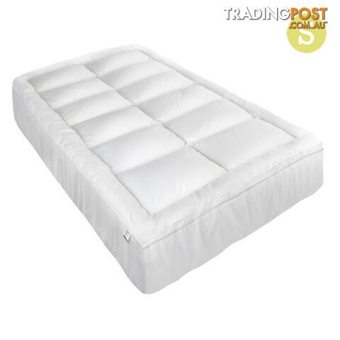 Pillowtop Mattress Topper Memory Resistant Protector Pad Cover Single