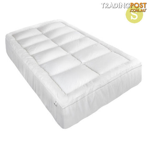 Pillowtop Mattress Topper Memory Resistant Protector Pad Cover Single