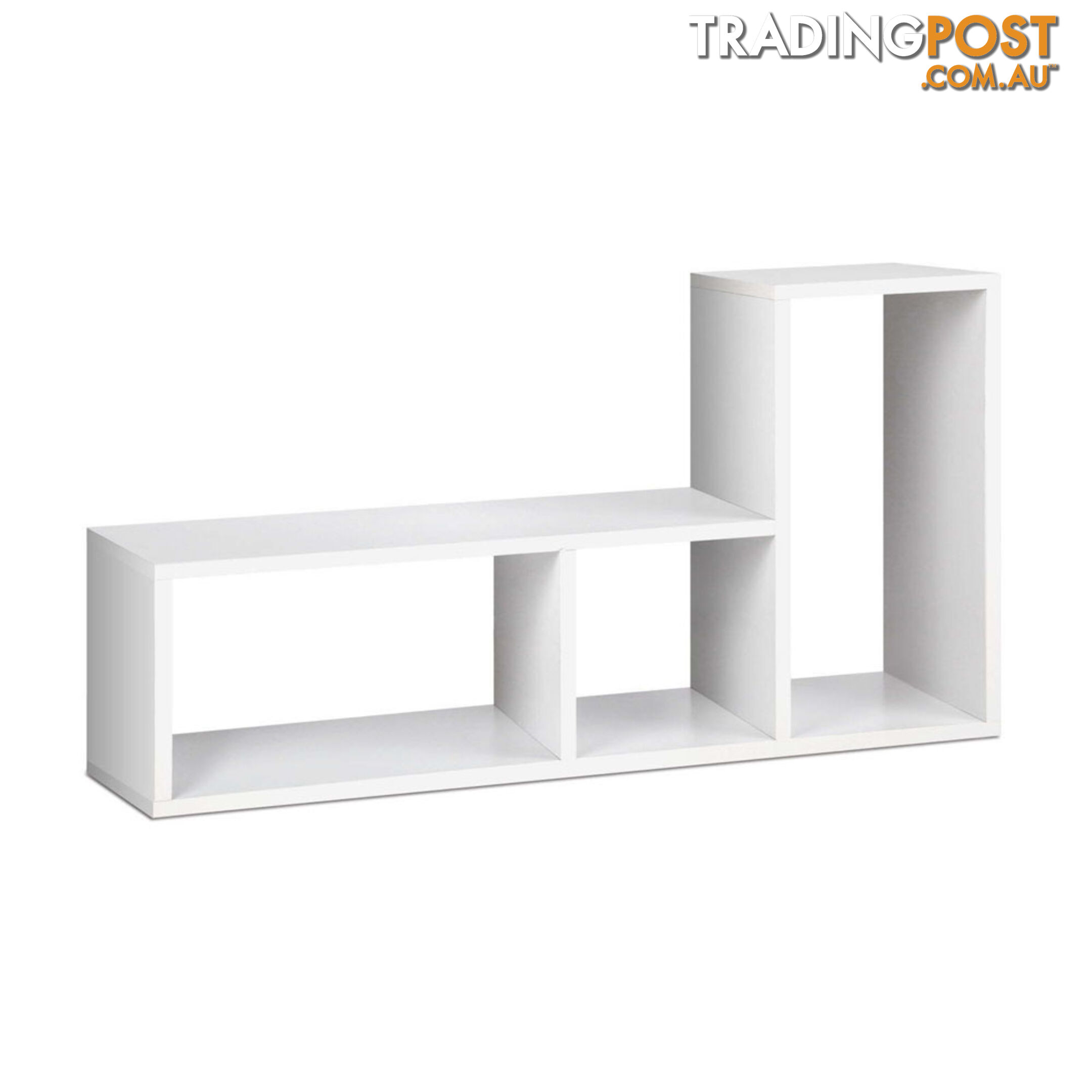 DIY L Shaped Display Shelf - White