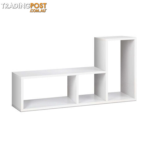 DIY L Shaped Display Shelf - White