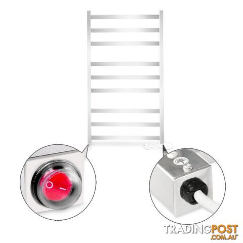 Electric Heated Towel Rack Rail Bar for Bathroom - photo 4 of 6