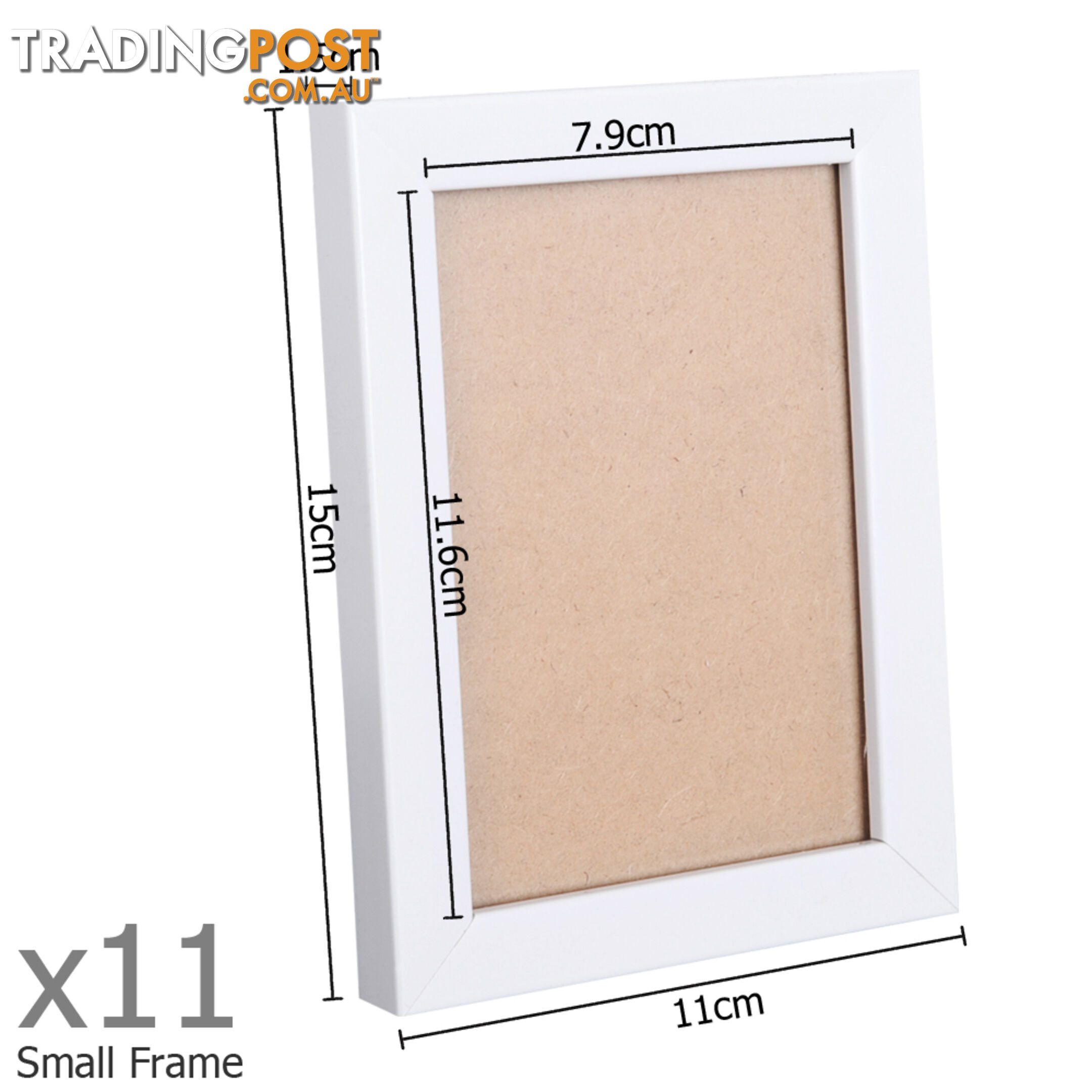 17 pcs Photo Frames Set Wall White