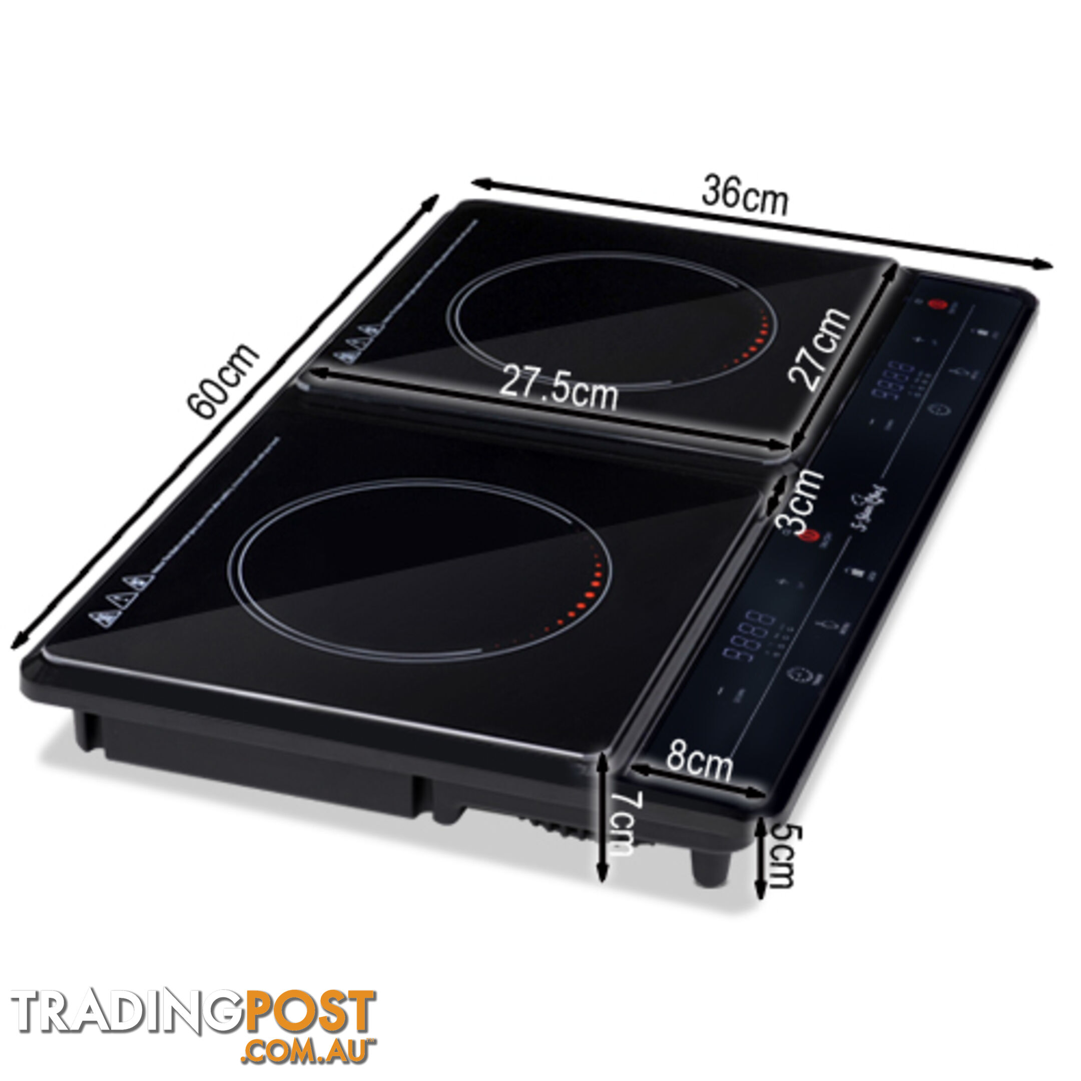 5 Star Chef Induction Cooktop Portable Duo