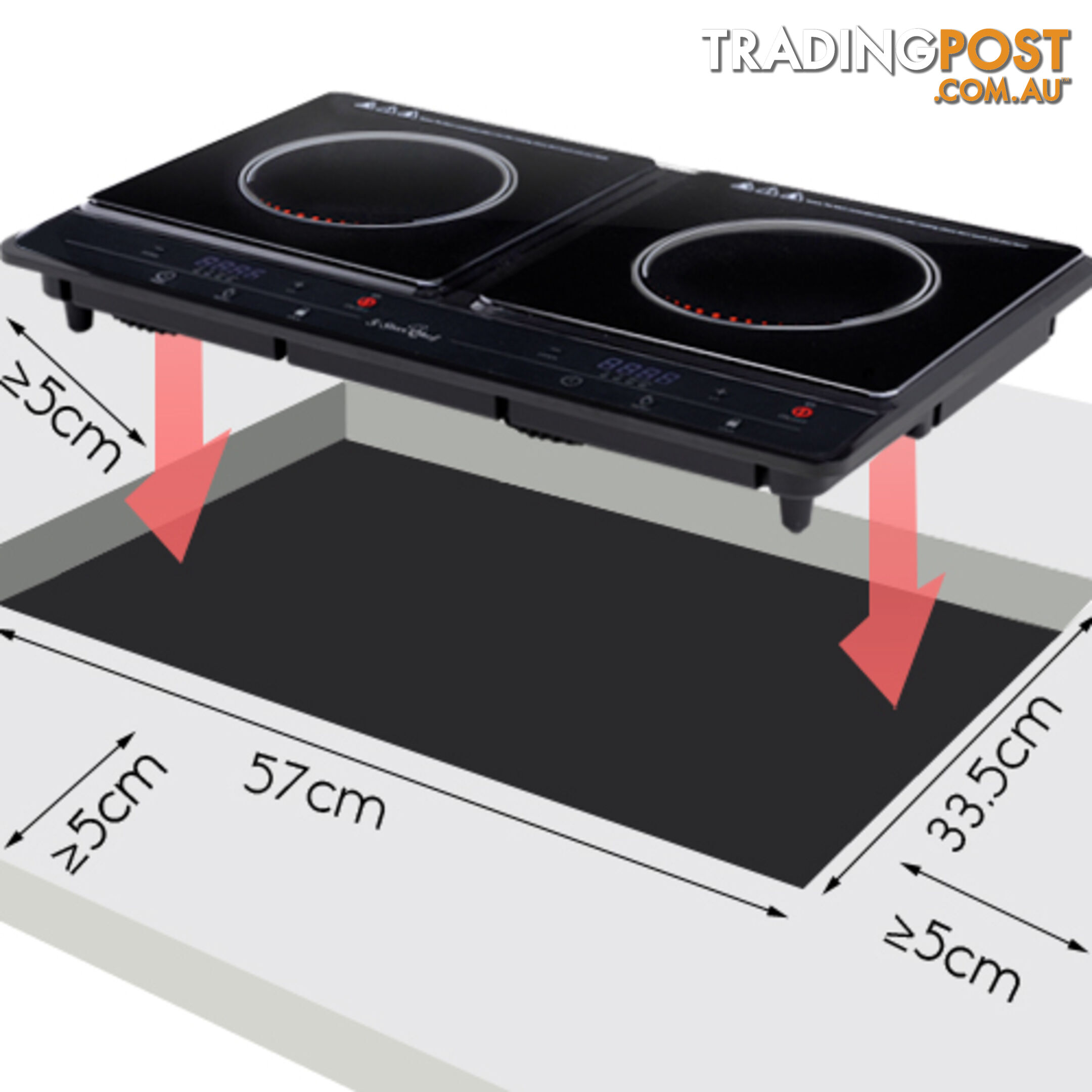 5 Star Chef Induction Cooktop Portable Duo