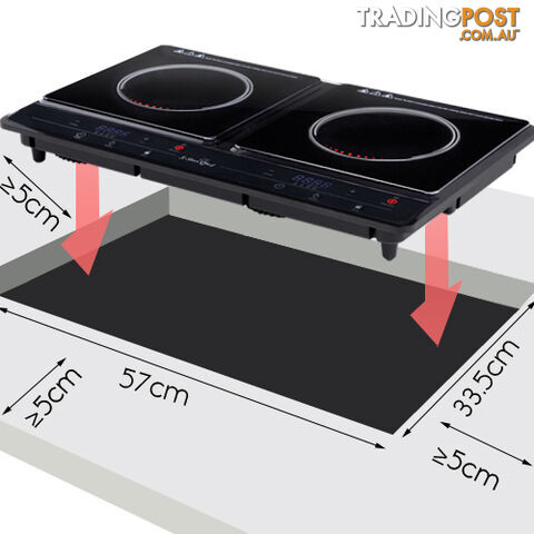 5 Star Chef Induction Cooktop Portable Duo