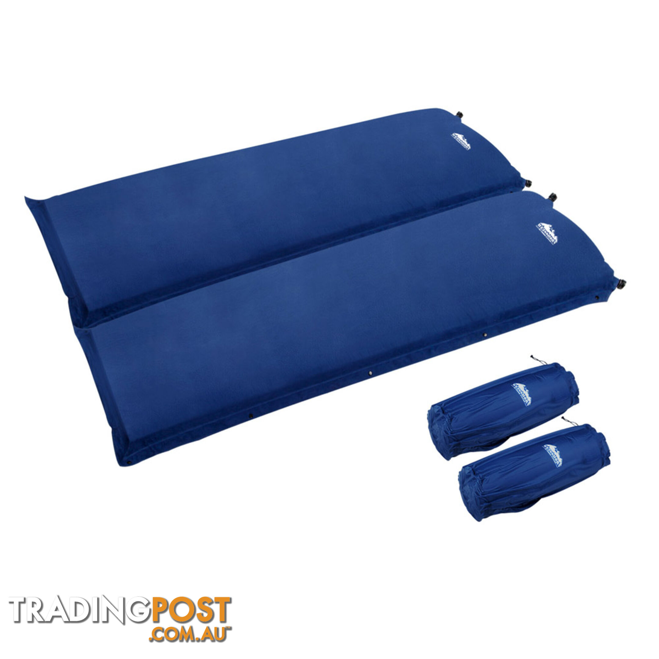 Self inflating Mattress Double 8cm Blue