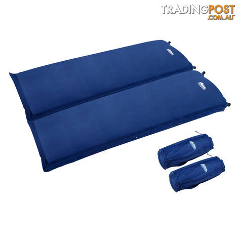 Self inflating Mattress Double 8cm Blue