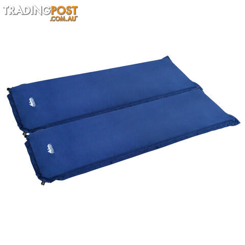 Self inflating Mattress Double 8cm Blue