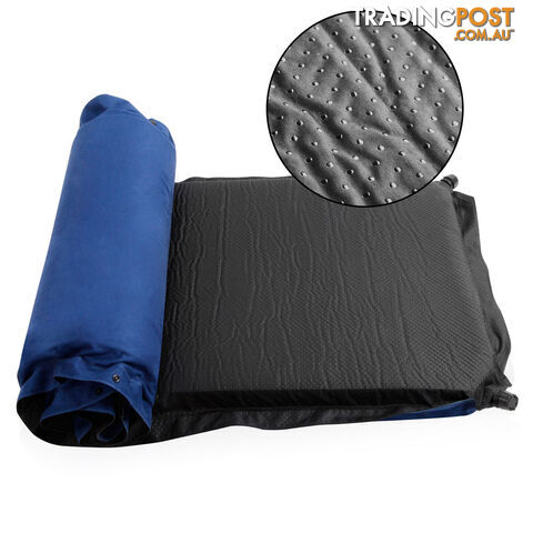 Self inflating Mattress Double 8cm Blue