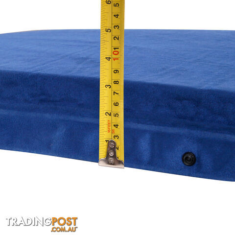 Self inflating Mattress Double 8cm Blue