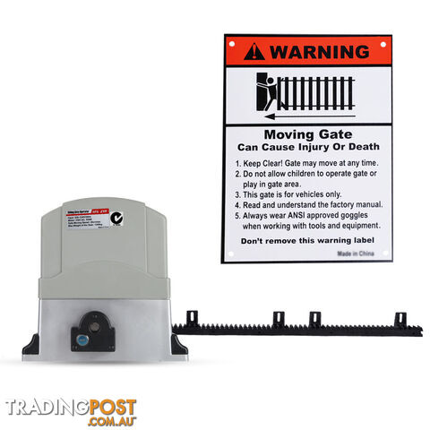 Automatic Sliding Gate Opener with 2 Remote Controls