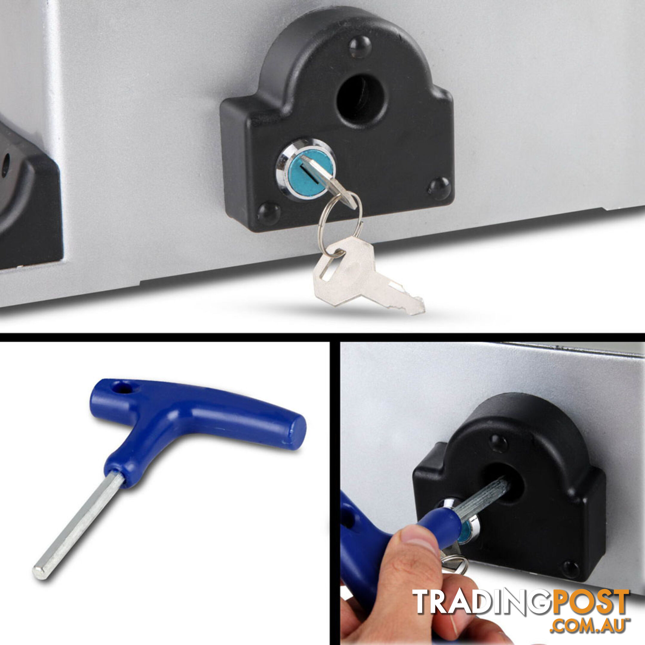 Automatic Sliding Gate Opener with 2 Remote Controls