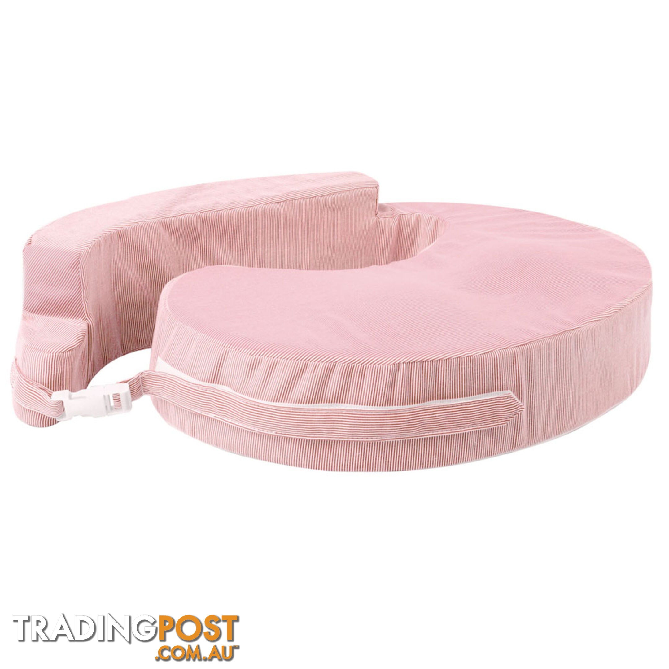 Baby Breast Feeding Support Memory Foam Pillow w/ Zip Cover Pink