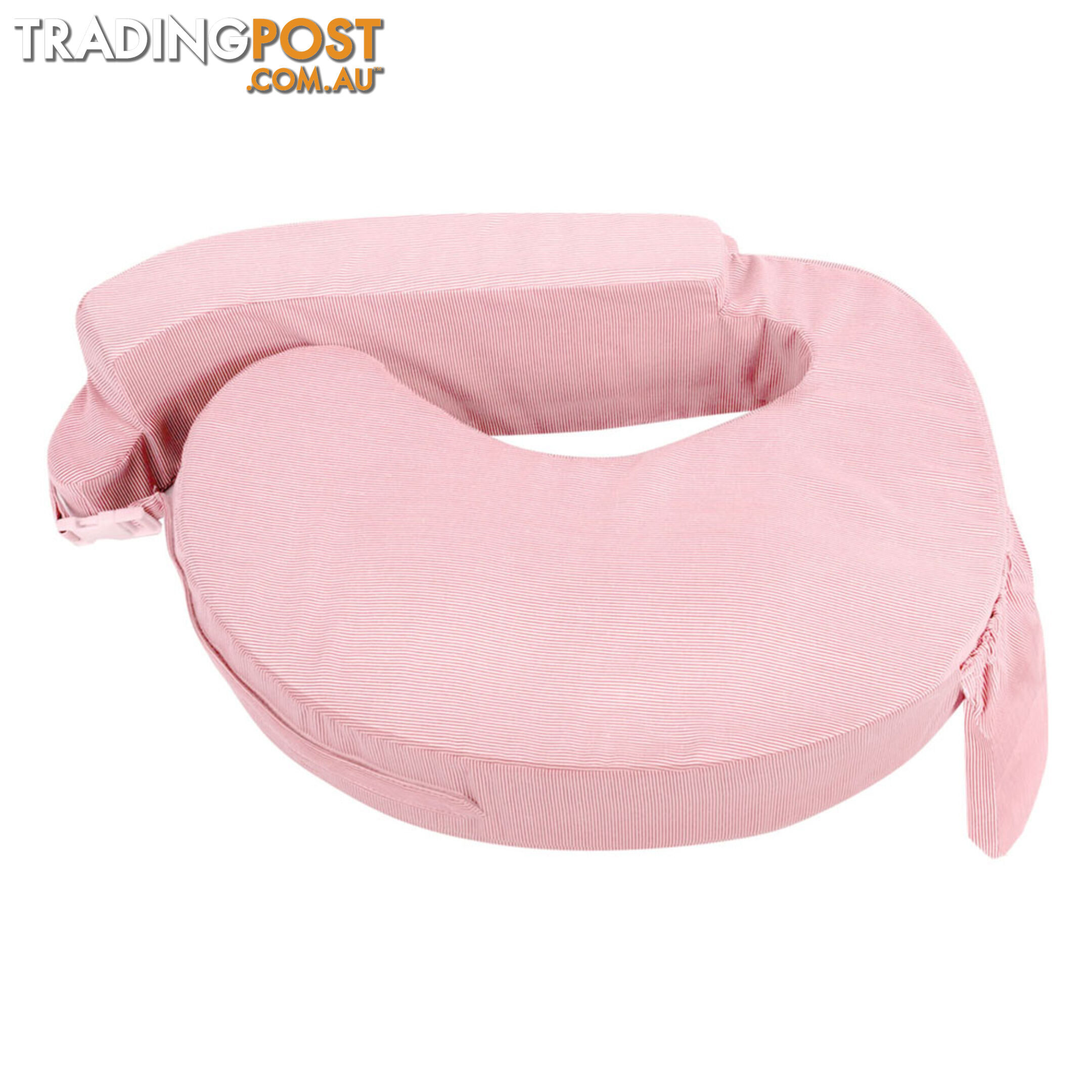 Baby Breast Feeding Support Memory Foam Pillow w/ Zip Cover Pink