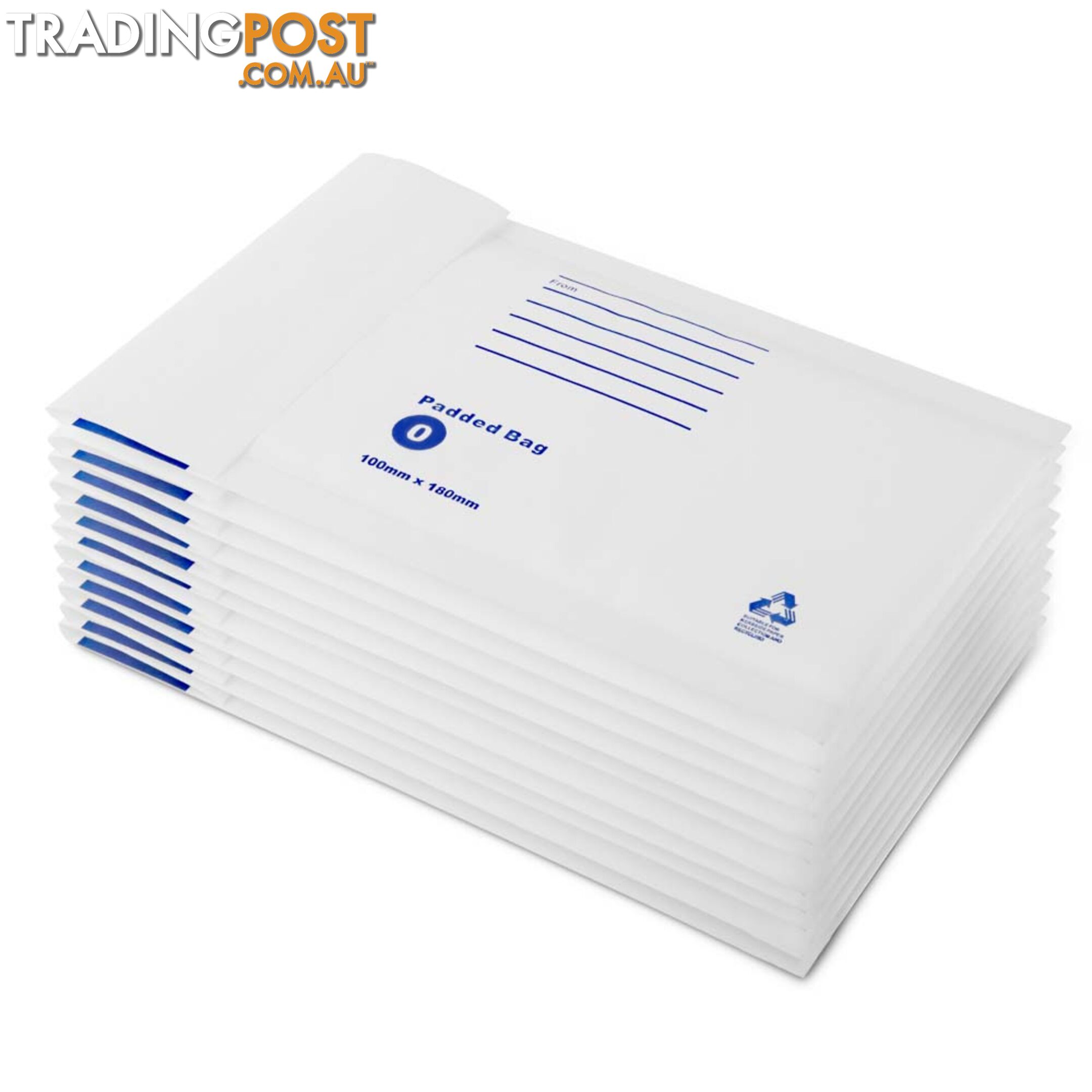 Bubble Padded Mail Envelopes 200pcs 100mm x 180mm