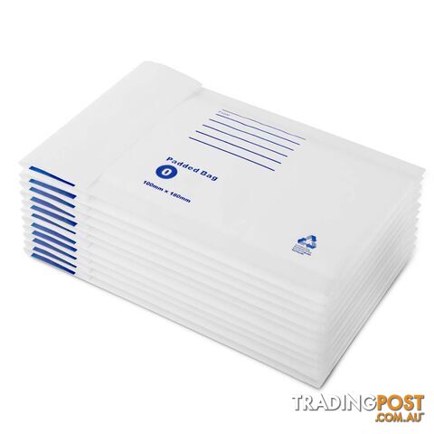 Bubble Padded Mail Envelopes 200pcs 100mm x 180mm