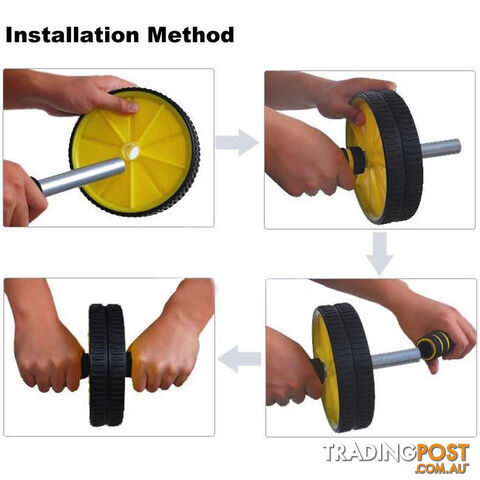 ABS Abdominal Exercise Wheel Gym Fitness Machine Body Strength Traning Roller - photo 5 of 5