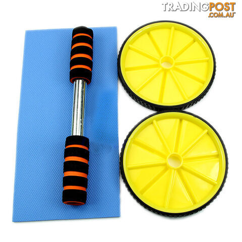 ABS Abdominal Exercise Wheel Gym Fitness Machine Body Strength Traning Roller - photo 2 of 5