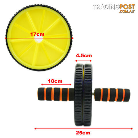 ABS Abdominal Exercise Wheel Gym Fitness Machine Body Strength Traning Roller - photo 4 of 5