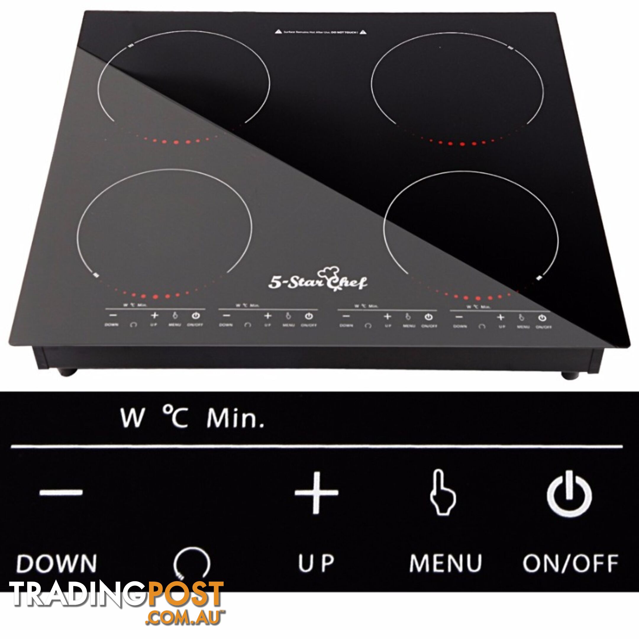 5 Star Chef Electric Induction Cooktop Ceramic