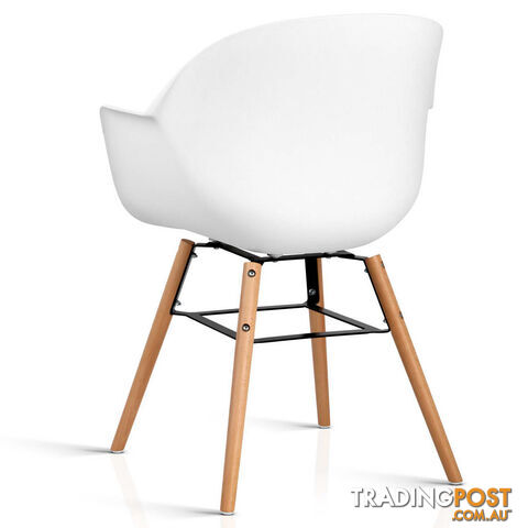 Set of 2 Eames Replica DAW Dining Chair