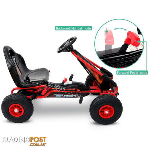 Kids Pedal Go Kart - Red