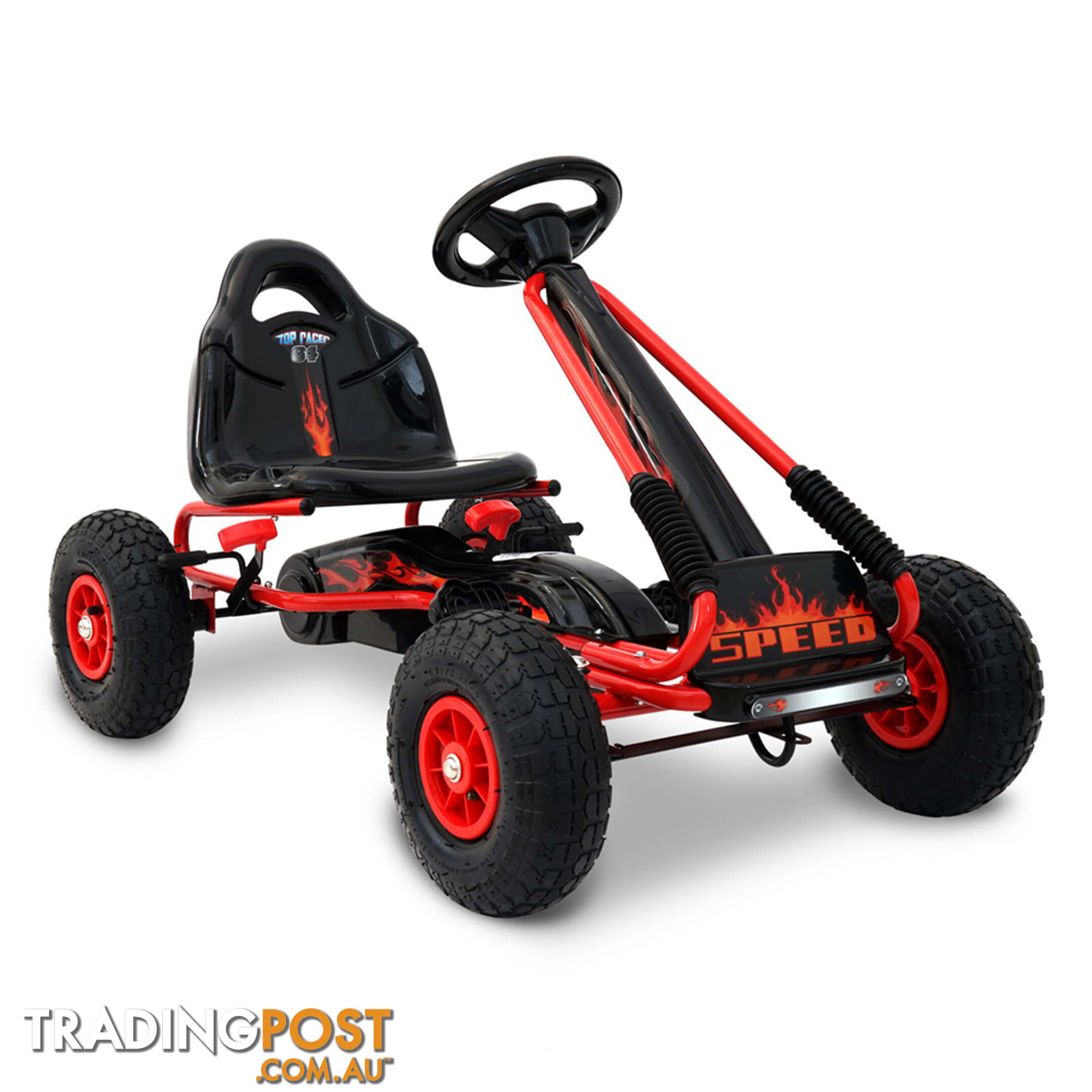 Kids Pedal Go Kart - Red