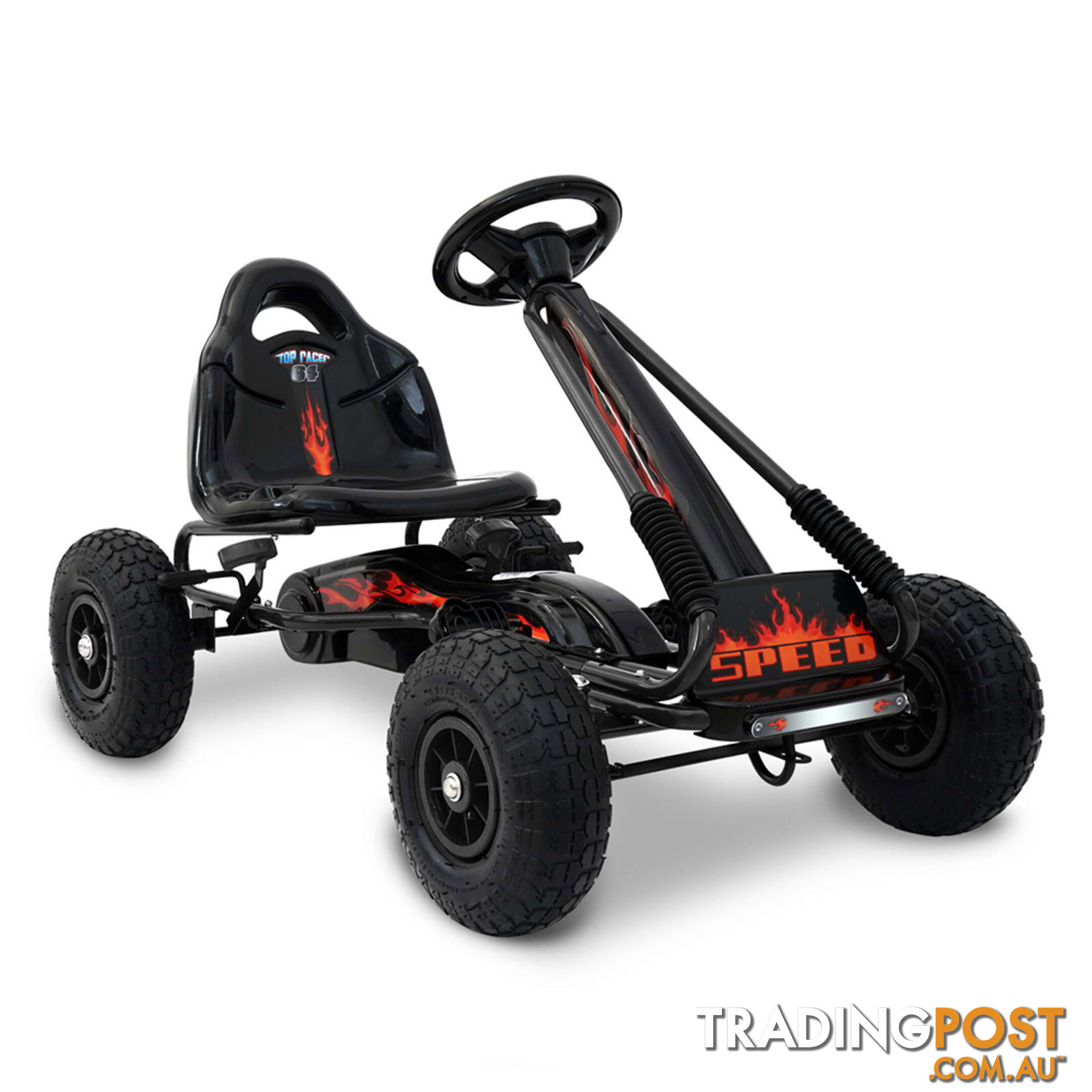 Kids Pedal Go Kart - Black