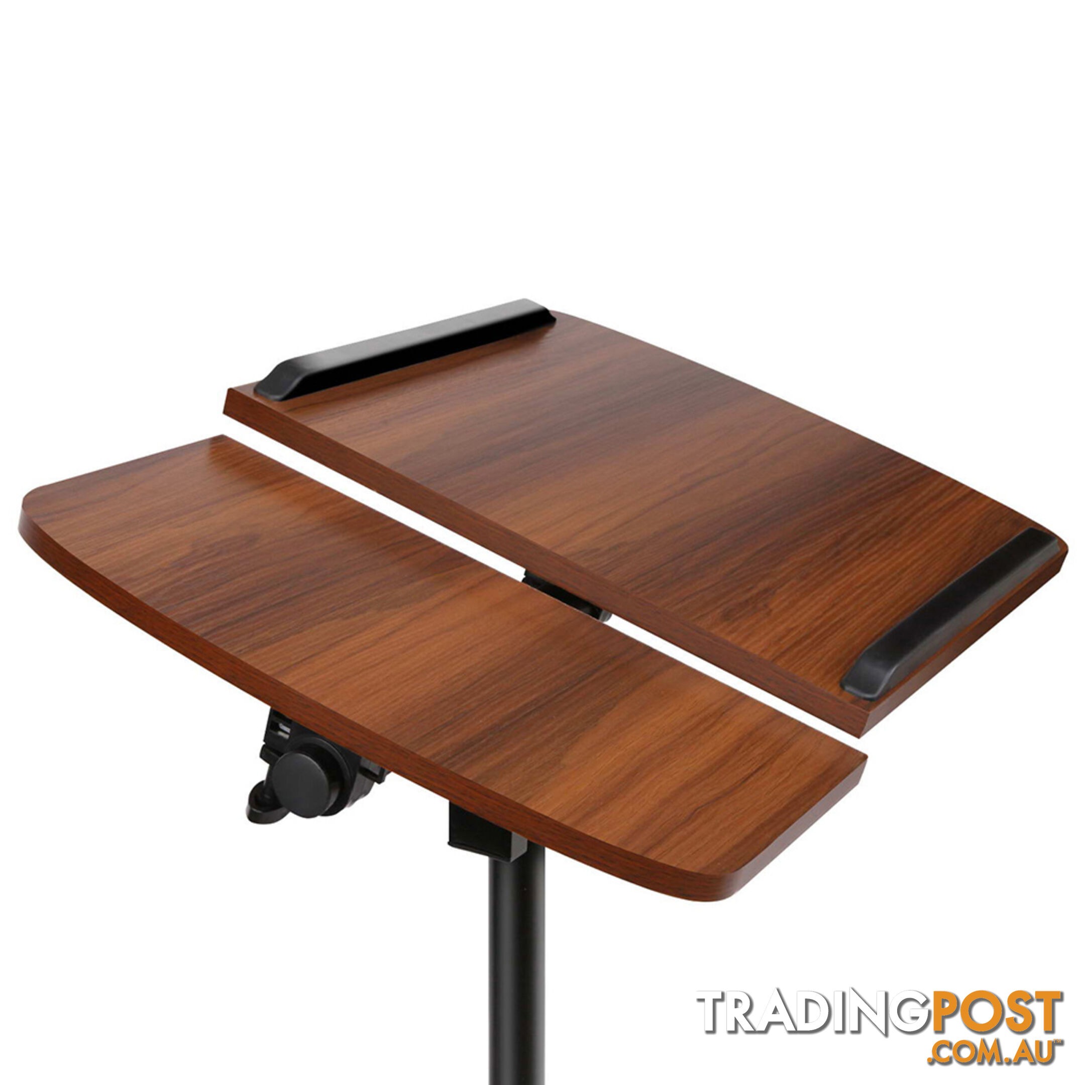 Mobile Adjustable Laptop Desk - Walnut