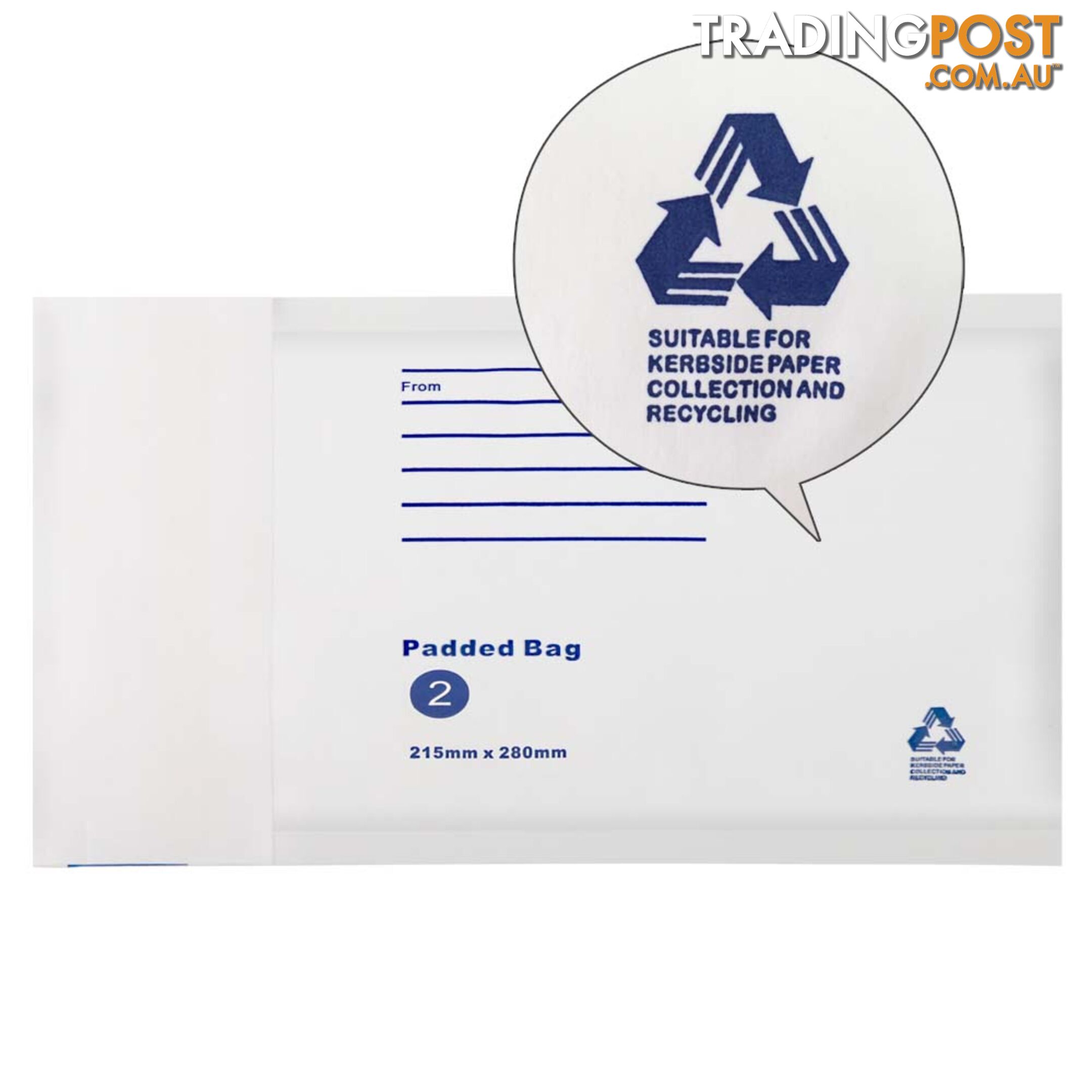 Bubble Padded Mail Envelopes 100pcs 215mm x 280mm