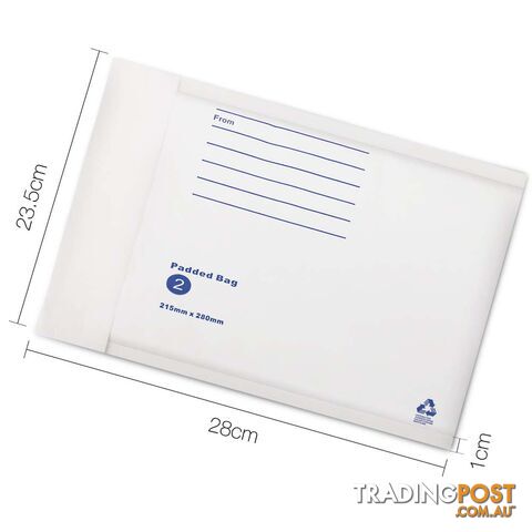 Bubble Padded Mail Envelopes 100pcs 215mm x 280mm