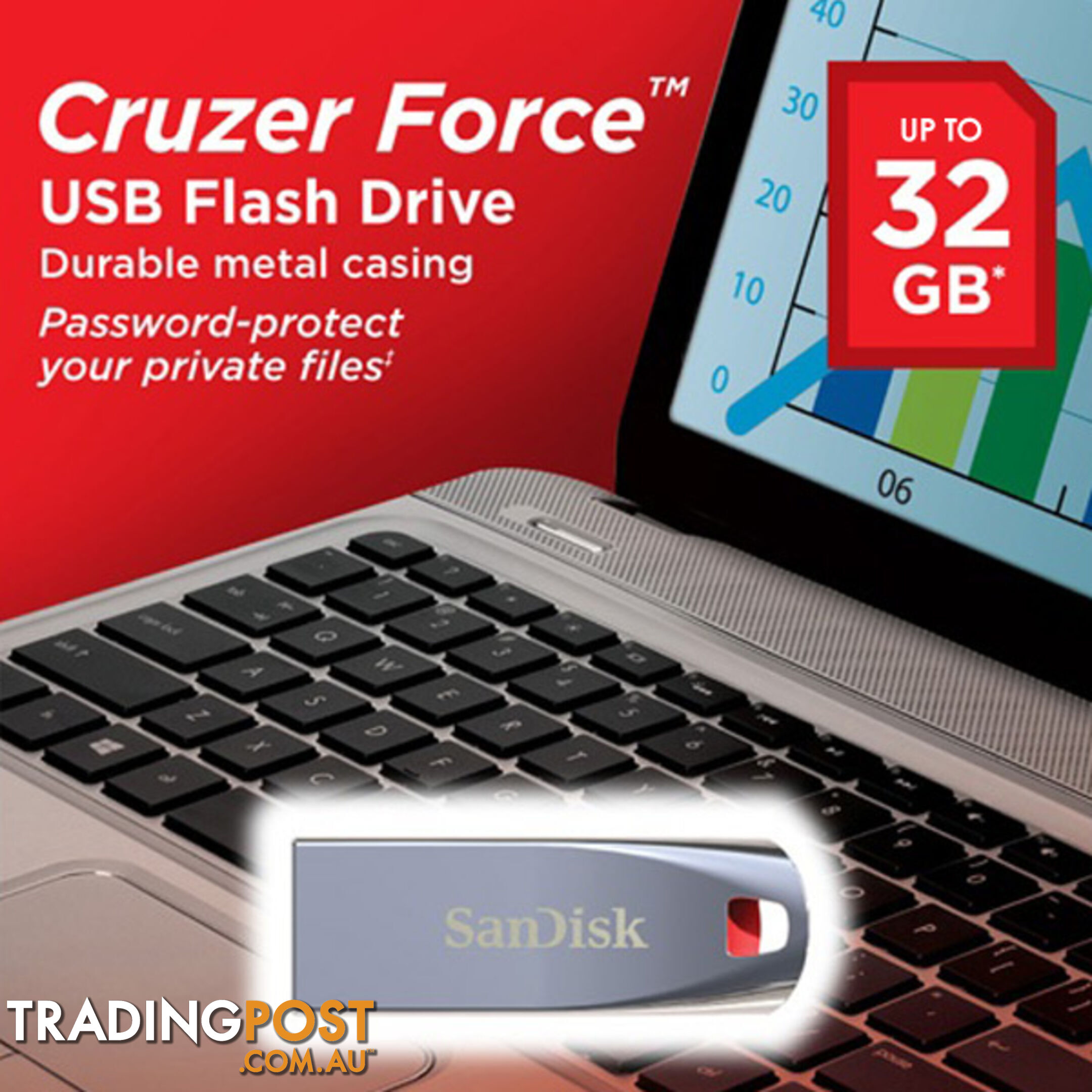 SanDisk Cruzer Force CZ71 32GB USB Flash Drive