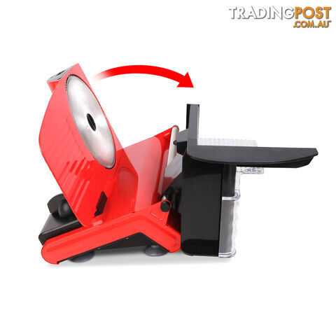 150W  Meat Slicer with Stainless Steel Blade - Red